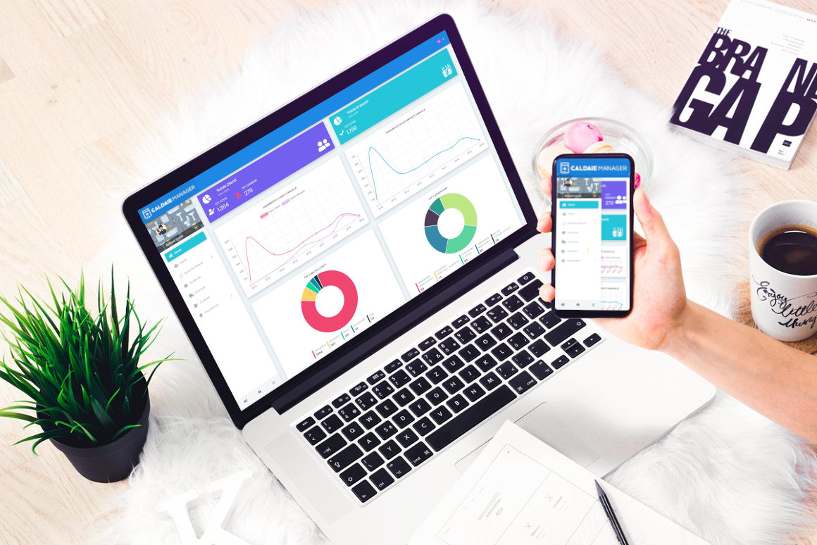 Caldaie Manager su computer e smartphone